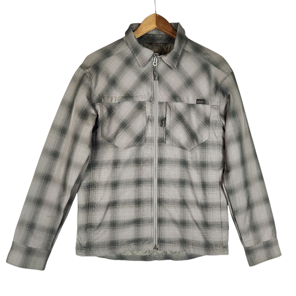 Outdoor Research Men's Small Winter Bullwheel Jacket Size Small Gray Plaid